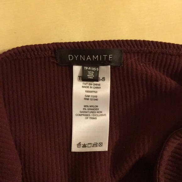Dynamite Tube Top (Maroon) - Picture 7 of 7
